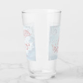 Dauphin rose Verre personnalisé (Gauche)