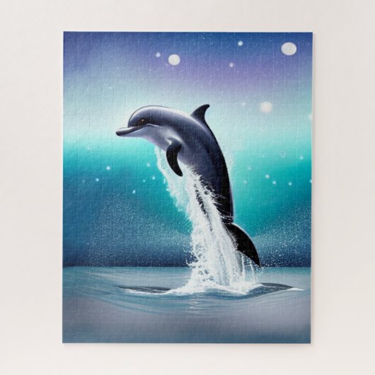 Dauphin Sauter Dans L'Océan Jigsaw Puzzle (Vertical)