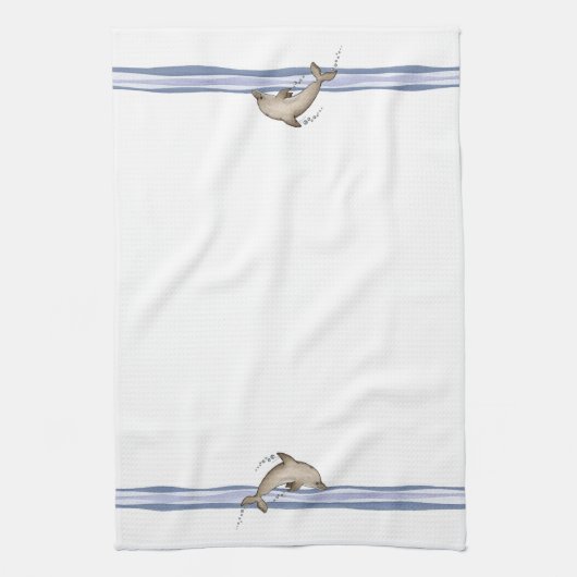 Dauphin - serviette de cuisine (Vertical)