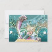 Dauphin sous la mer Insérer des cartes (Dos)