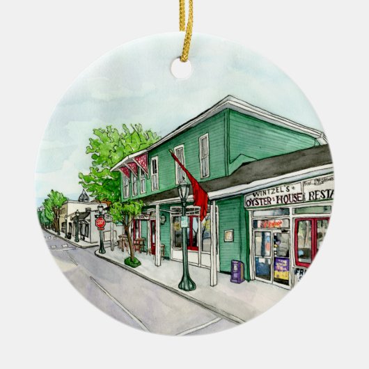 Dauphin Street Mobile, AL Ornament (Voorkant)