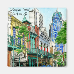 Dauphin Street Mobile Magnet Magneet