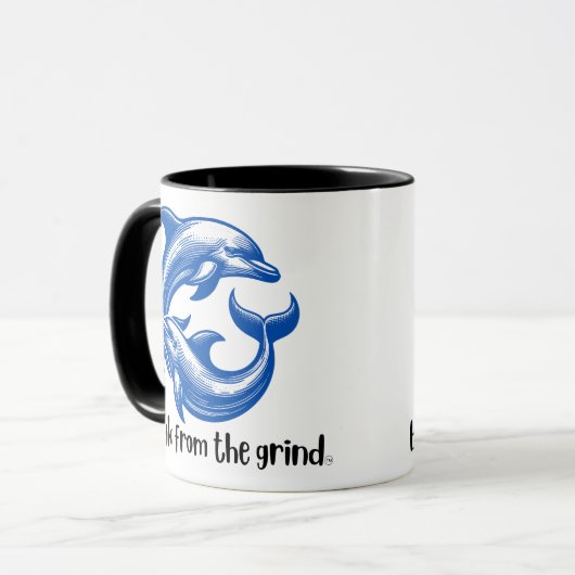 Dauphins BFTG Café Mug (Devant gauche)