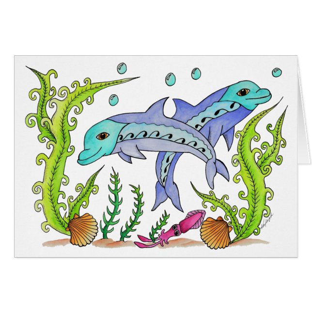 Dauphins espiègles (Devant horizontal)