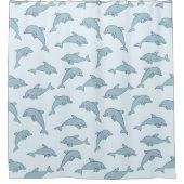 Dauphins Joueurs Design Douche Rideau (Devant)