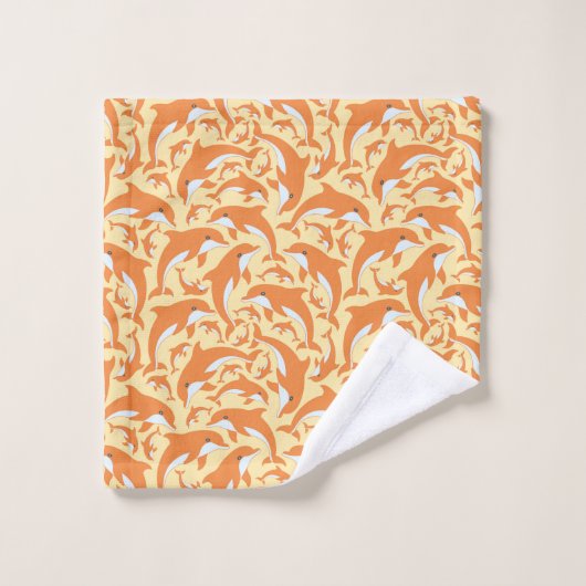 Dauphins mignons (Gant de toilette)
