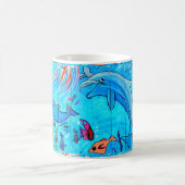 dauphins riant tasse de café (Centre)