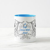 "Dauphins tasse de sonnerie du charbon de bois II" (Centre)