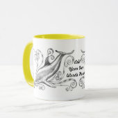 "Dauphins tasse de sonnerie du charbon de bois II" (Devant gauche)