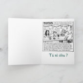 D'autre la carte du jour St Patrick (Intérieur)