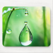 dauw op gras muismat (Voorkant)