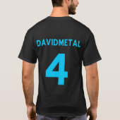 DAV1DMETAL T-SHIRT (Achterkant)