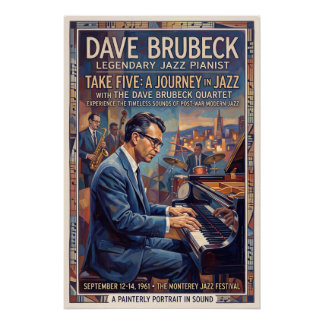 Dave Brubeck Perfect Poster