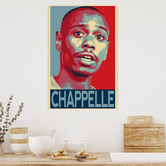 DAVE CHAPPELLE FUNNY POSTER (Keuken)