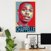 DAVE CHAPPELLE FUNNY POSTER (Thuiskantoor)