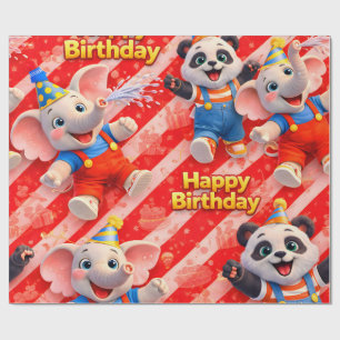 Dave en ik, leuk verjaardagsfeest premium inpakpap cadeaupapier