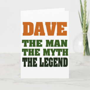 Dave - het Man, de Mythe, de Legende! Kaart
