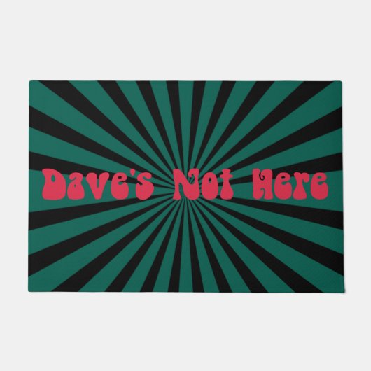 Dave is hier niet deurmat (Voorkant)