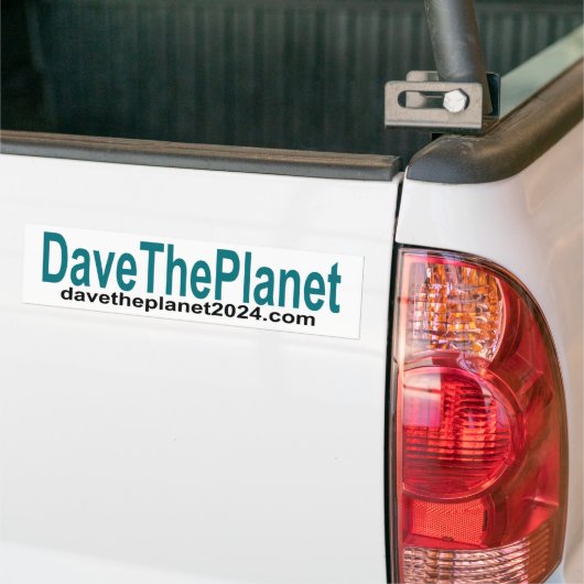 Dave le Sticker Planet Bumper (Sur camion)