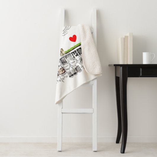 Dave Privé Medium Sherpa Deken (In situ)