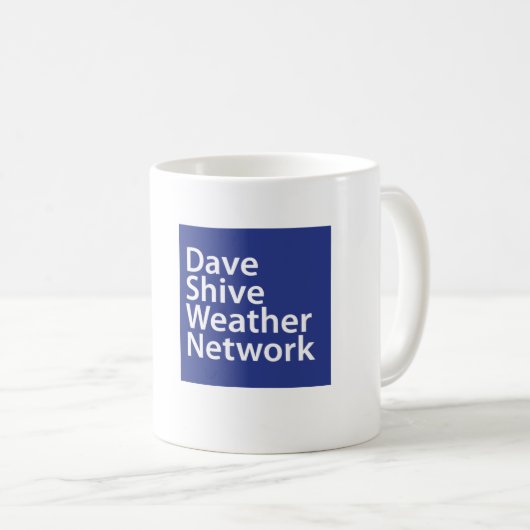 Dave Shive Weather Network Mok (Voorkant rechts)