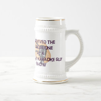 Dave The Karaoke Guy "I Survived" Beer Stein Bierpul