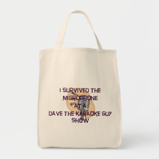 Dave The Karaoke Guy "I Survived" Canvas tas