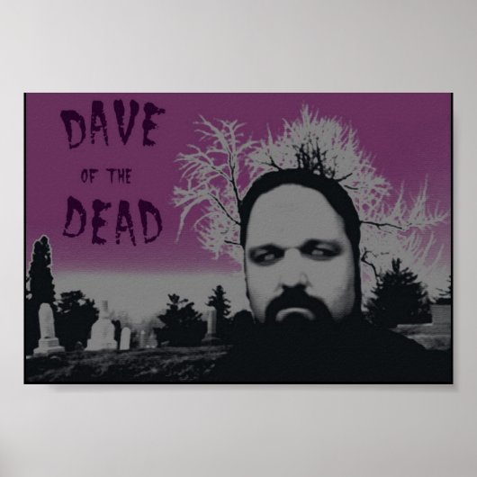 Dave van de Dood Poster (Voorkant)