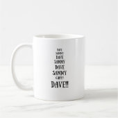 Dave versus Sammy argument grappig Koffiemok (Links)
