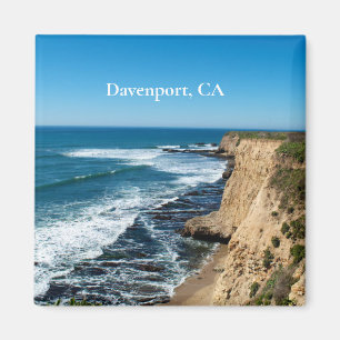 Davenport, Californië Magnet, geëtiketteerd Magneet