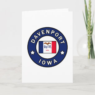 Davenport Iowa Kaart