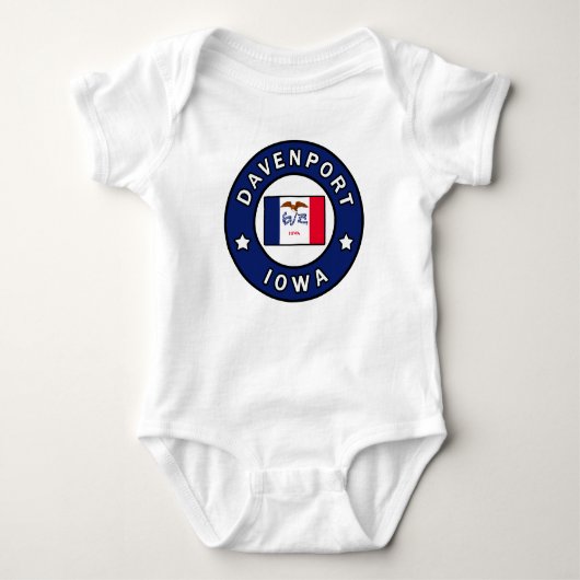 Davenport Iowa Romper (Voorkant)