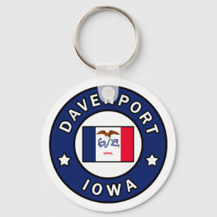 Davenport Iowa Sleutelhanger