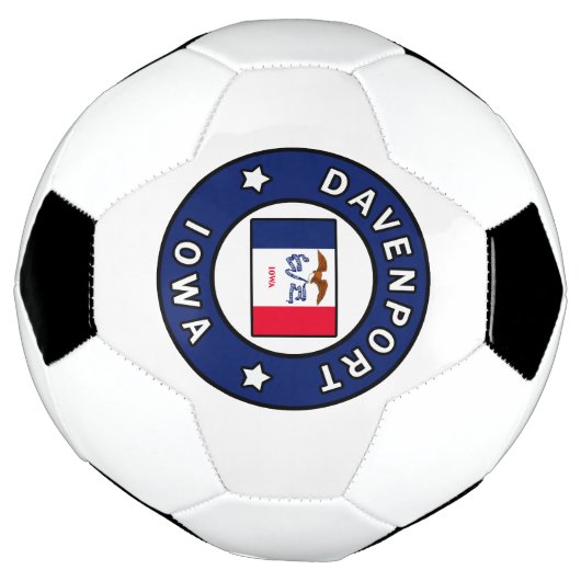 Davenport Iowa Voetbal (Gedraaid)