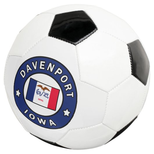 Davenport Iowa Voetbal (Drie kwart)