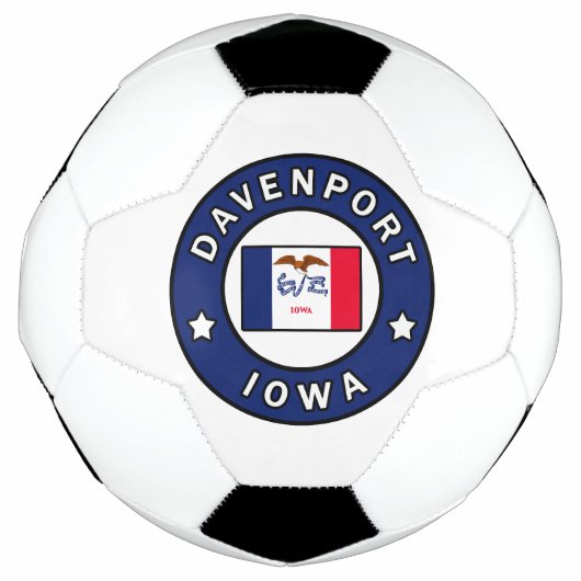 Davenport Iowa Voetbal (Voorkant)