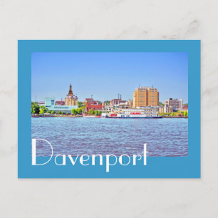 Davenport, Iowa, VS Briefkaart