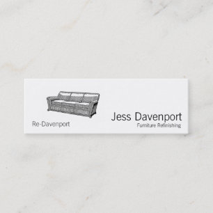 Davenport of Sofa Mini Visitekaartje