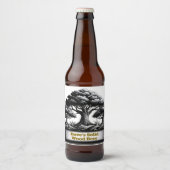 Dave's Solid Wood Bierlabel Bier Etiket (Voorkant)