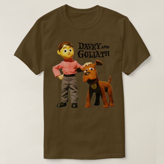 Davey en Goliath T-shirt (Design voorkant)
