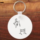 davholle hurdle sleutelhanger (Voorkant)