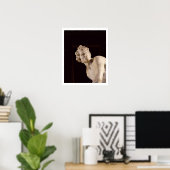 David, 1623-24 (marmer) (detail) poster (Thuiskantoor)