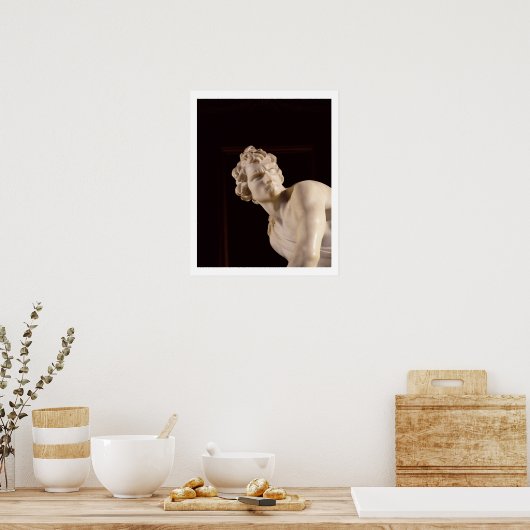 David, 1623-24 (marmer) (detail) poster (Keuken)