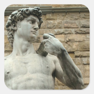 David 1 Sticker van Michelangelo