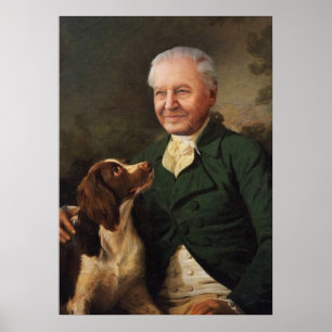 David Attenborough Portrait Poster