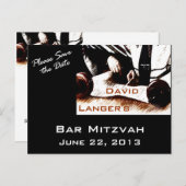 David Bar Mitzvah Boy Briefkaart (Voorkant / Achterkant)