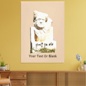 David Ben-Gurion Memorial Canvas Afdruk (Insitu (Woonkamer))