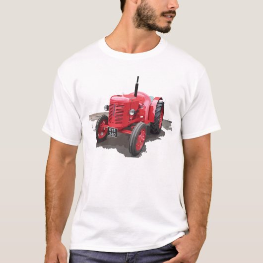 David Brown Classic Tractor  Wandeleend T-shirt (Voorkant)