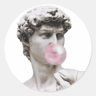 David - Buble Gum Ronde Sticker