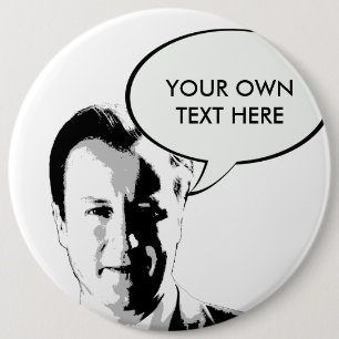 David Cameron - Internationale leider -.png Ronde Button 6,0 Cm